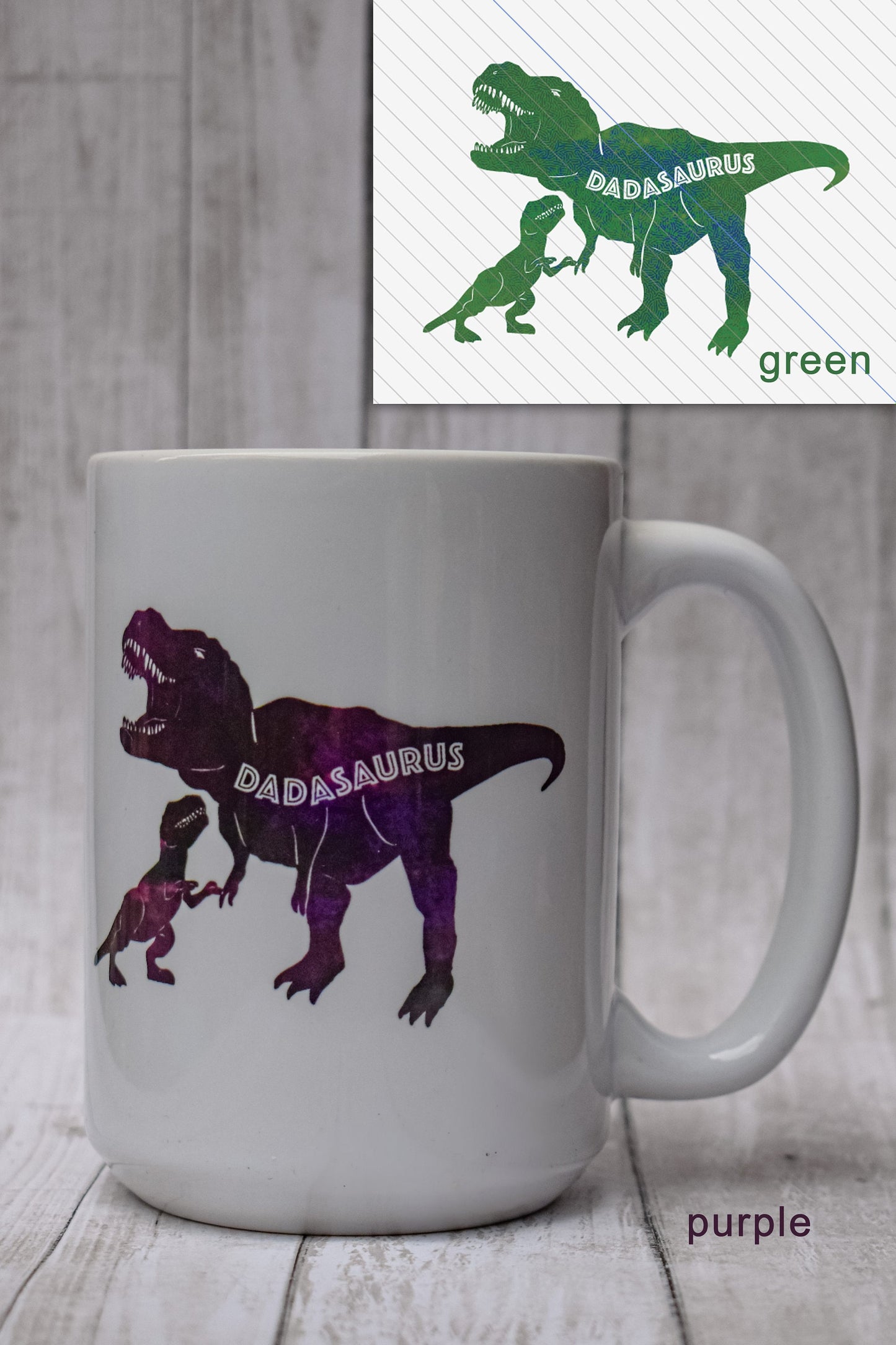 CUSTOM Dadasaurus Mug