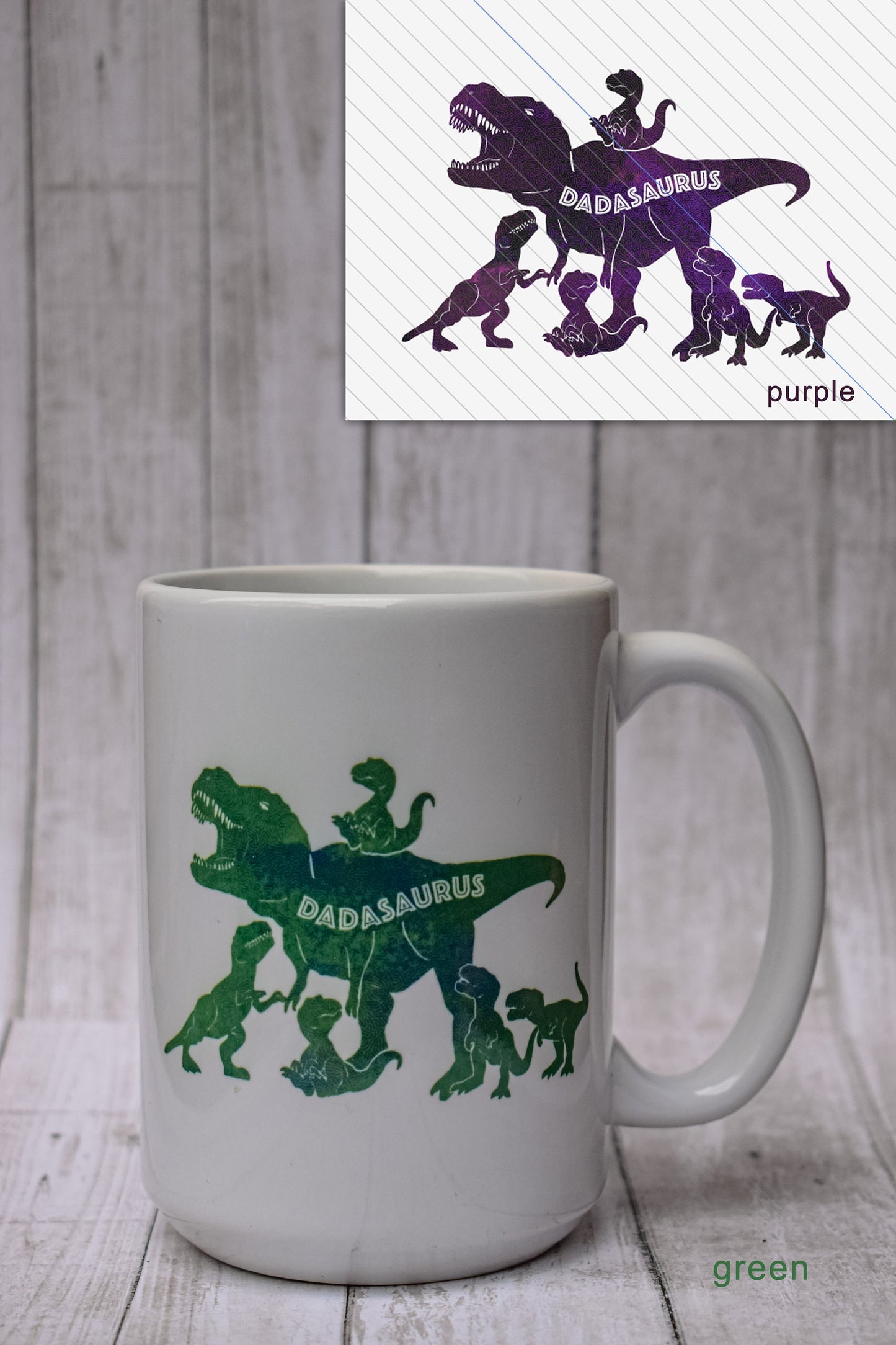 CUSTOM Dadasaurus Mug