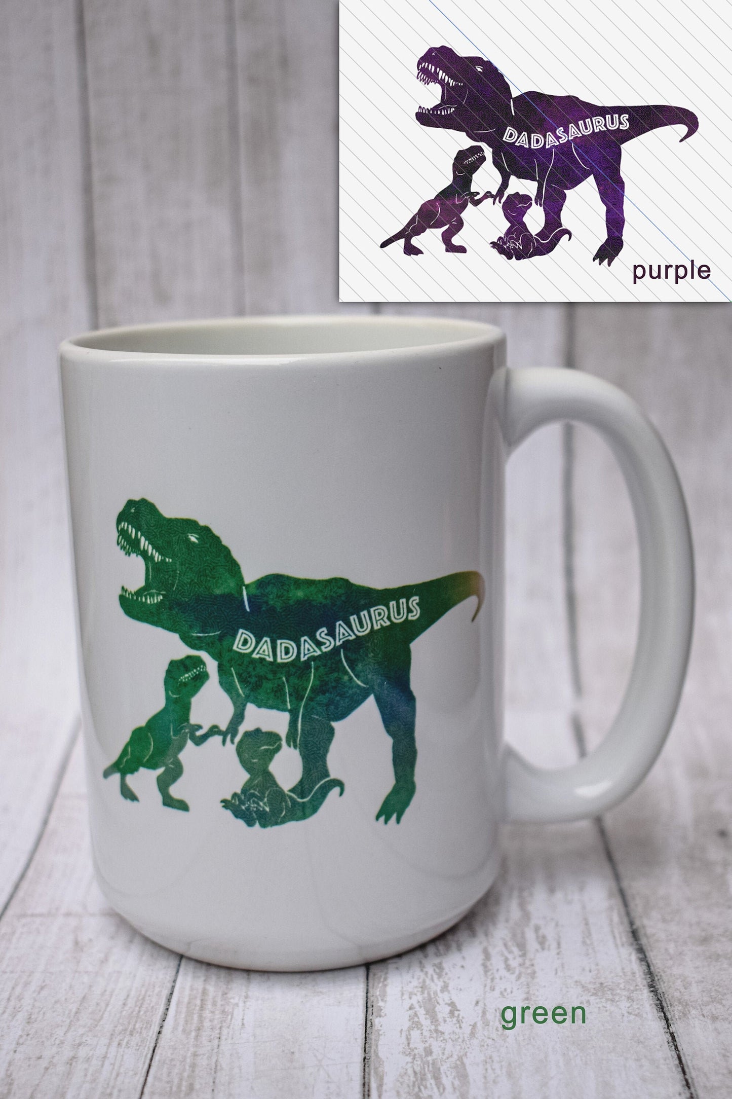 CUSTOM Dadasaurus Mug