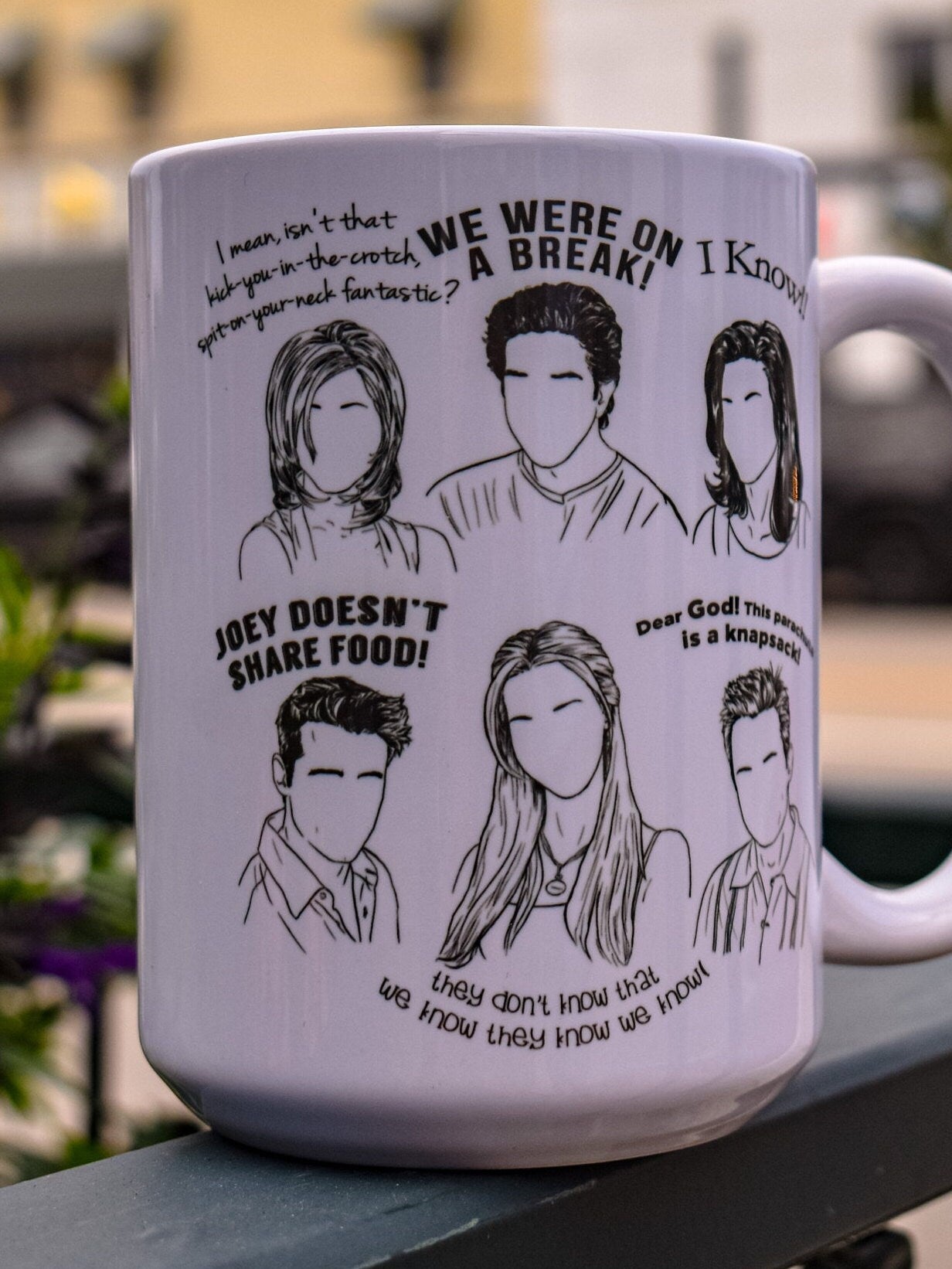 Friend's Quotes Fan Mug