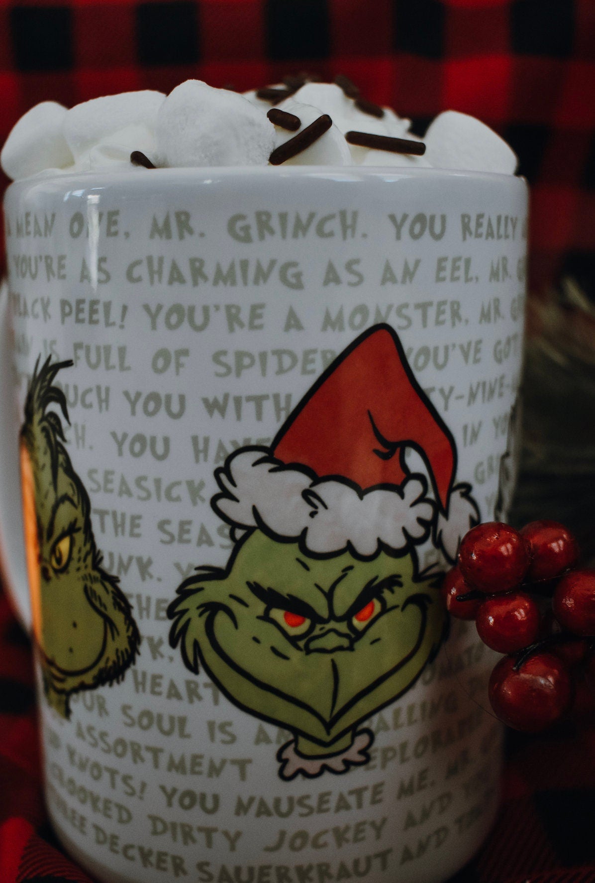 Grouchy Christmas Mug