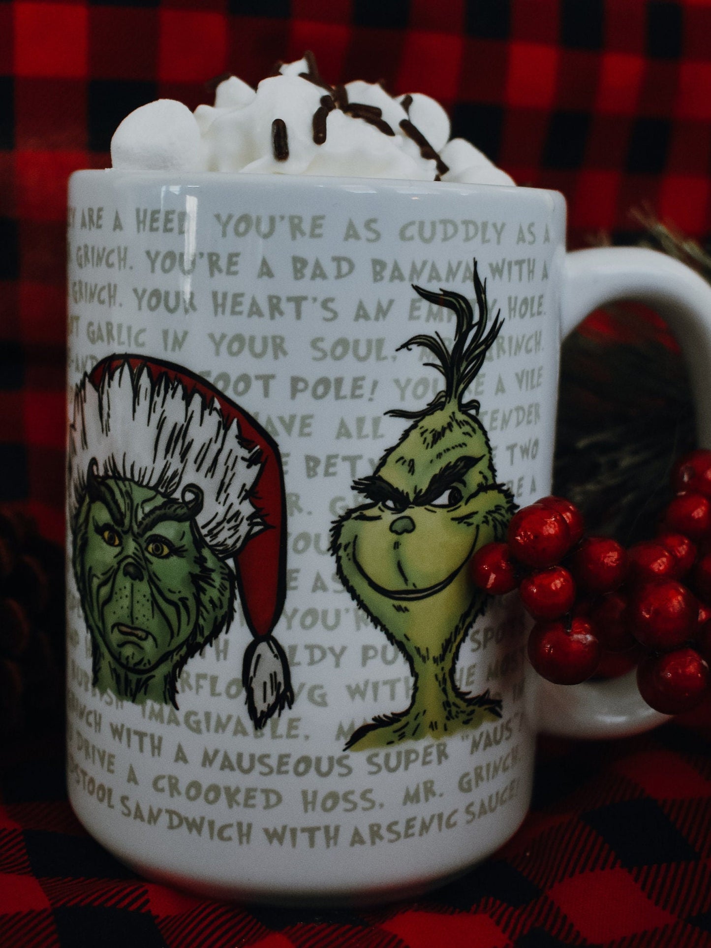 Grouchy Christmas Mug