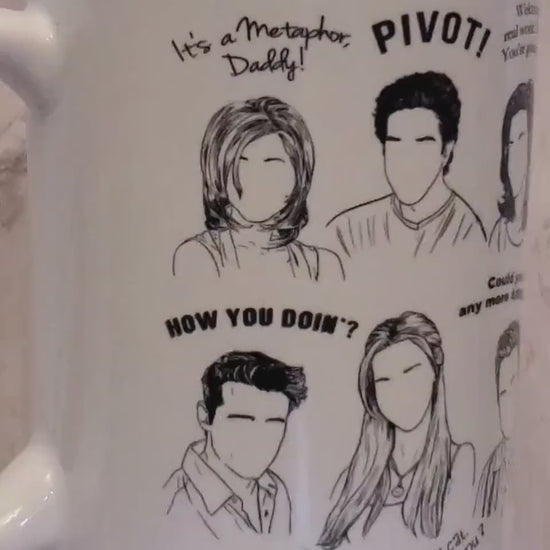 Friend's Quotes Fan Mug