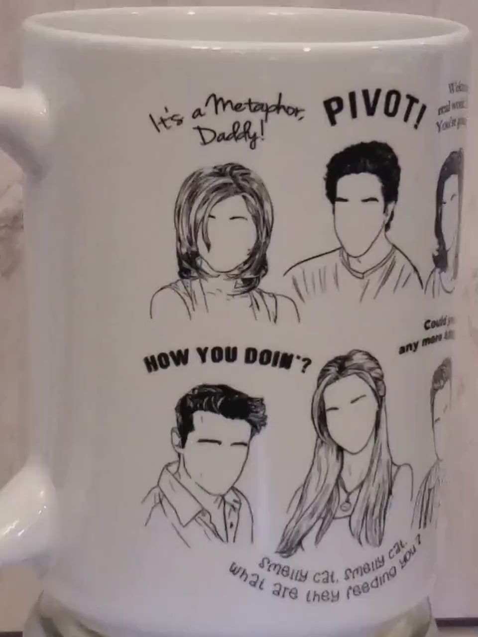 Friend's Quotes Fan Mug